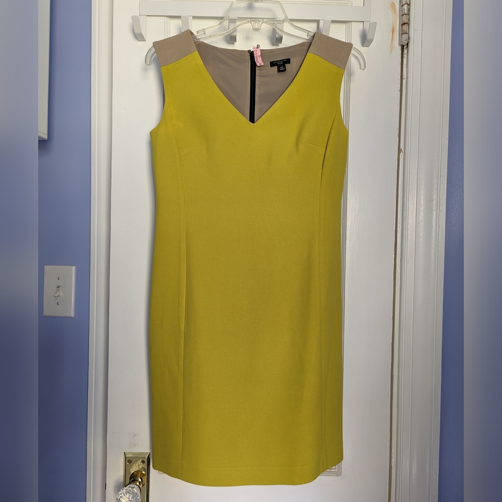 Ann Taylor 2P Color Block Dress